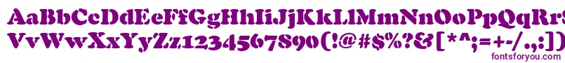 CooperBlackStencilRegular Font – Purple Fonts