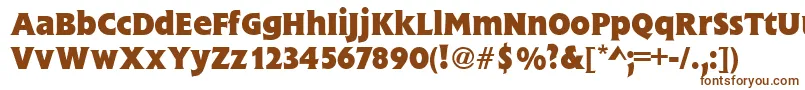 FlareGothicBold Font – Brown Fonts