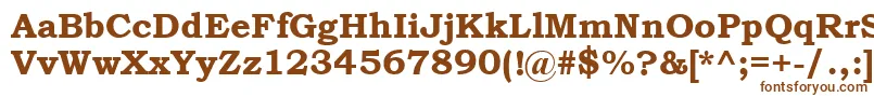 BookmanOldStyleРџРѕР»СѓР¶РёСЂРЅС‹Р№ Font – Brown Fonts on White Background