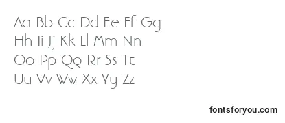 LinotypebanjomanLight-fontti
