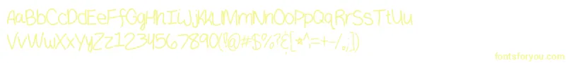 Haeunmedium Font – Yellow Fonts