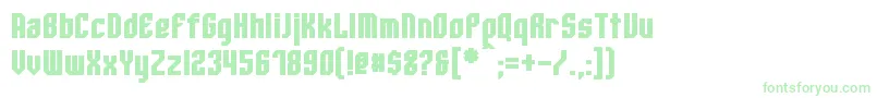 WhitestoneBold Font – Green Fonts on White Background
