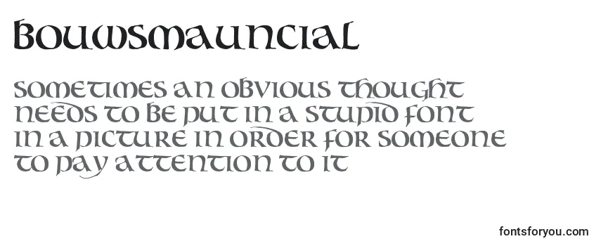BouwsmaUncial Font
