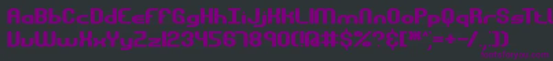 GravitateBrk Font – Purple Fonts on Black Background