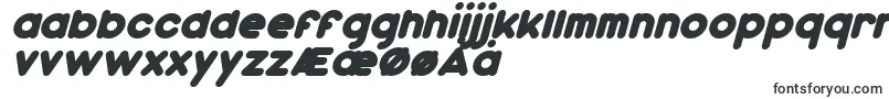DunkinBoldItalic-Schriftart – norwegische Schriften