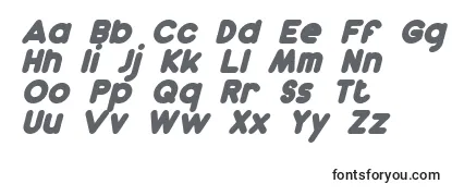 DunkinBoldItalic Font