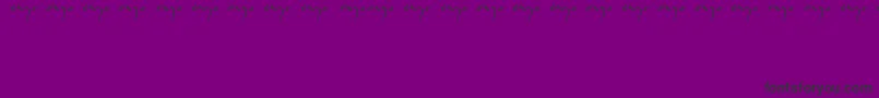 Enyalogo-fontti – mustat fontit violetilla taustalla