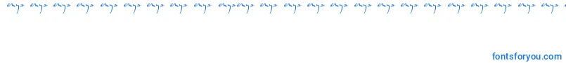 Enyalogo-fontti – siniset fontit valkoisella taustalla