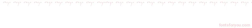 Enyalogo Font – Pink Fonts on White Background