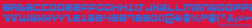 Direktorlaser Font – Blue Fonts on Red Background