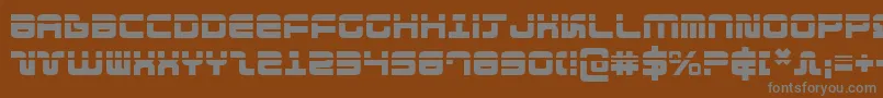 Шрифт Direktorlaser – серые шрифты на коричневом фоне