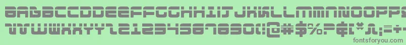 Direktorlaser Font – Gray Fonts on Green Background