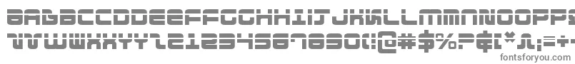 Шрифт Direktorlaser – серые шрифты на белом фоне
