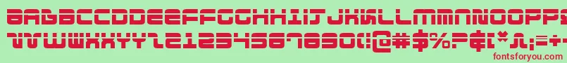 Direktorlaser Font – Red Fonts on Green Background