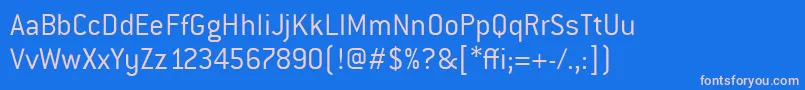 ConduitItcLightフォントについての詳細 フォントConduitItcLight – ピンクの文字、青い背景