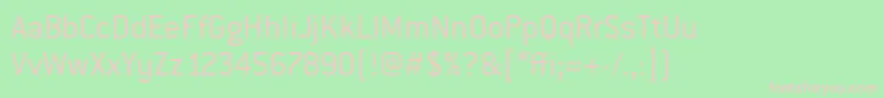 ConduitItcLight Font – Pink Fonts on Green Background