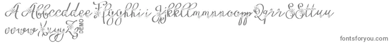 FloryficDemo-Schriftart – Graue Schriften