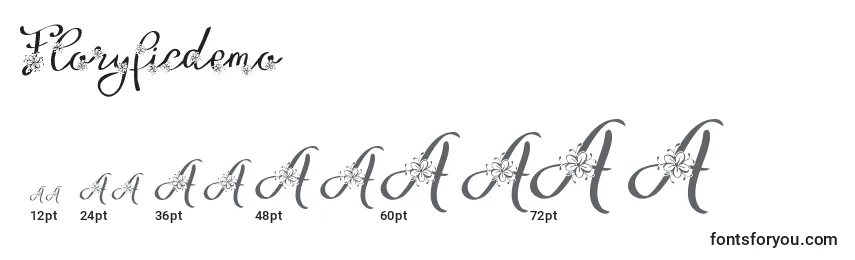 FloryficDemo Font Sizes