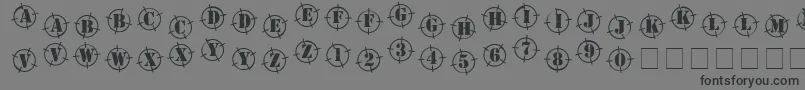Seethebe Font – Black Fonts on Gray Background
