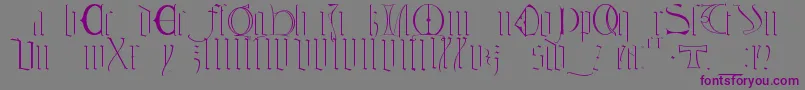 Tombale Font – Purple Fonts on Gray Background