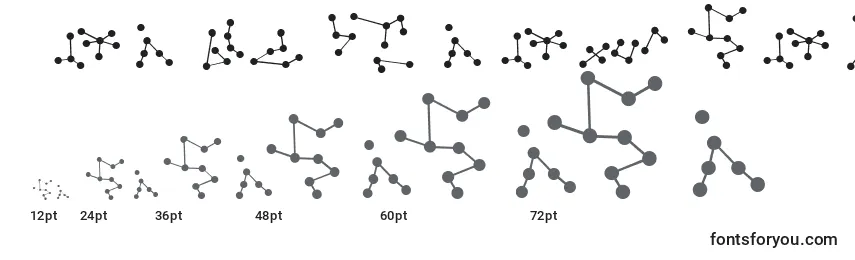 Размеры шрифта StargateAtlantisGlyphs