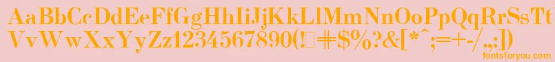 More about UsualNewBold Font UsualNewBold Font – Orange Fonts on Pink Background