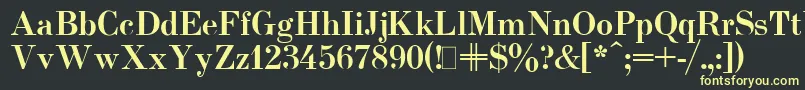 More about UsualNewBold Font UsualNewBold Font – Yellow Fonts on Black Background