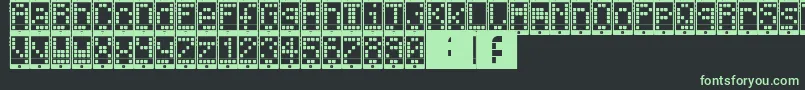 fuente IPhoneYouPhone – Fuentes Verdes Sobre Fondo Negro