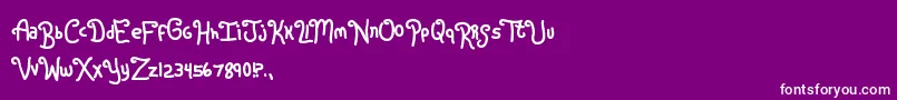 Más sobre la fuente Rugrats fuente Rugrats – Fuentes Blancas Sobre Fondo Morado