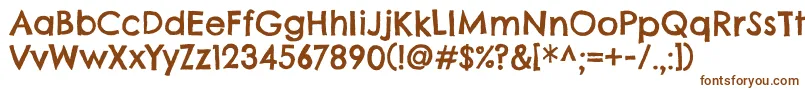 ChelseamarketRegular Font – Brown Fonts on White Background