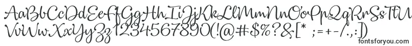 Шрифт Dulcelin – шрифты для письма