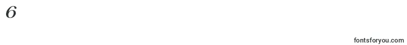 EretzItalic Font – Fonts for Digit 6
