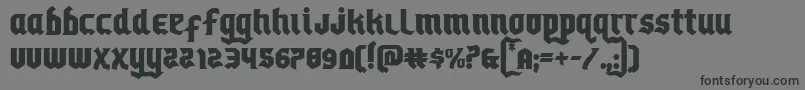 Empirecrown Font – Black Fonts on Gray Background