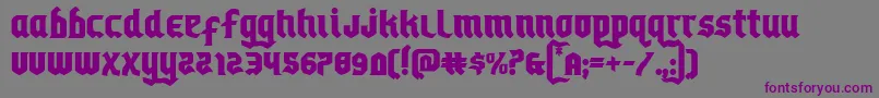 Empirecrown Font – Purple Fonts on Gray Background