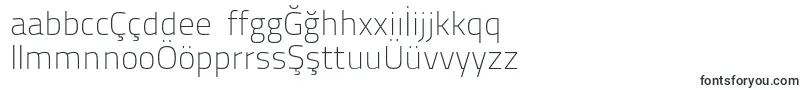 Titilliumtext22l1wt-fontti – azerbaidžanilaiset fontit
