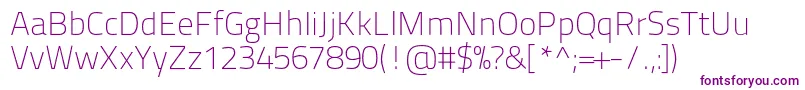 Шрифт Titilliumtext22l1wt – фиолетовые шрифты на белом фоне