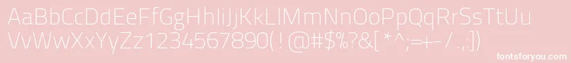Шрифт Titilliumtext22l1wt – белые шрифты на розовом фоне