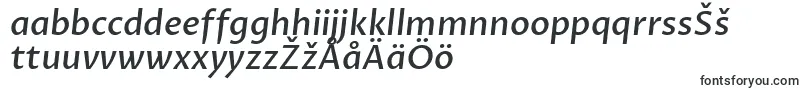 ProzalibreMediumitalic-Schriftart – finnische Schriften