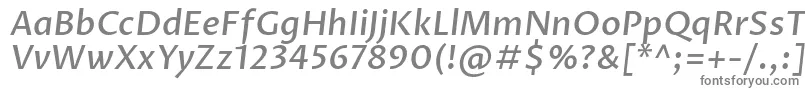 Подробнее о шрифте ProzalibreMediumitalic Шрифт ProzalibreMediumitalic – серые шрифты