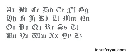 Обзор шрифта Cloisterblack