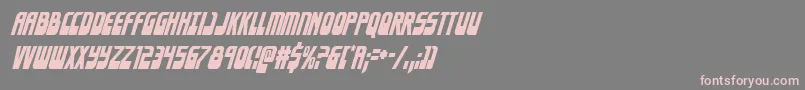 Eldebarancondital Font – Pink Fonts on Gray Background