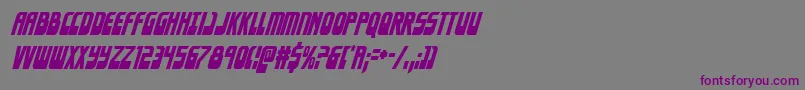 Eldebarancondital-fontti – violetit fontit harmaalla taustalla