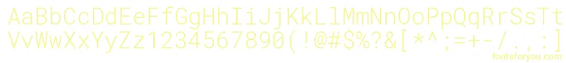 RobotomonoLight Font – Yellow Fonts