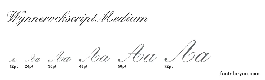 WynnerockscriptMedium Font Sizes