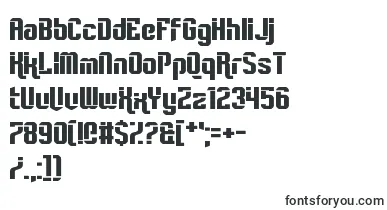 Rampant font – techno Fonts