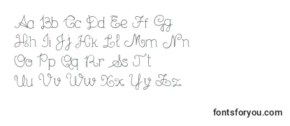 Обзор шрифта UnicCalligraphy