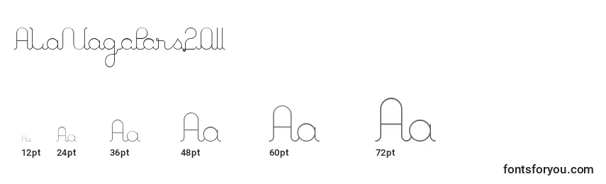 ALaNagePers2011 Font Sizes