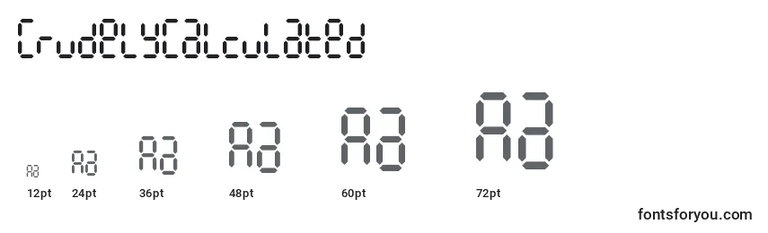 CrudelyCalculated Font Sizes