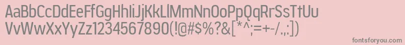 JesayaBk Font – Gray Fonts on Pink Background