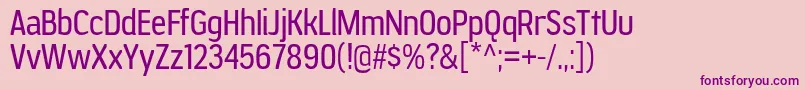 JesayaBk Font – Purple Fonts on Pink Background